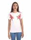 Knit Tee with Floral Applique