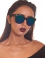 Retro Iridescent Sunglasses